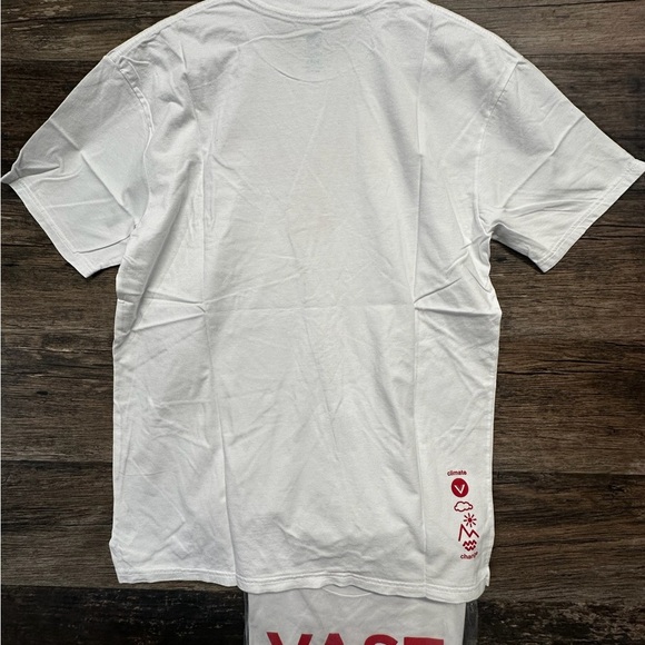 Vast Life White Short Sleeve Tee with Red Logo - Picture 6 of 6
